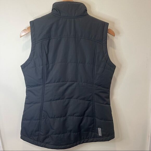 Roots 73 black Vermont vest with plaid lining size womens XS - Picture 4 of 10